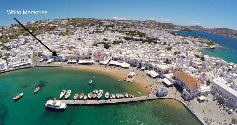 White Memories, Seafront Luxury Apartment Mykonos Mykonos Town Eksteriør bilde