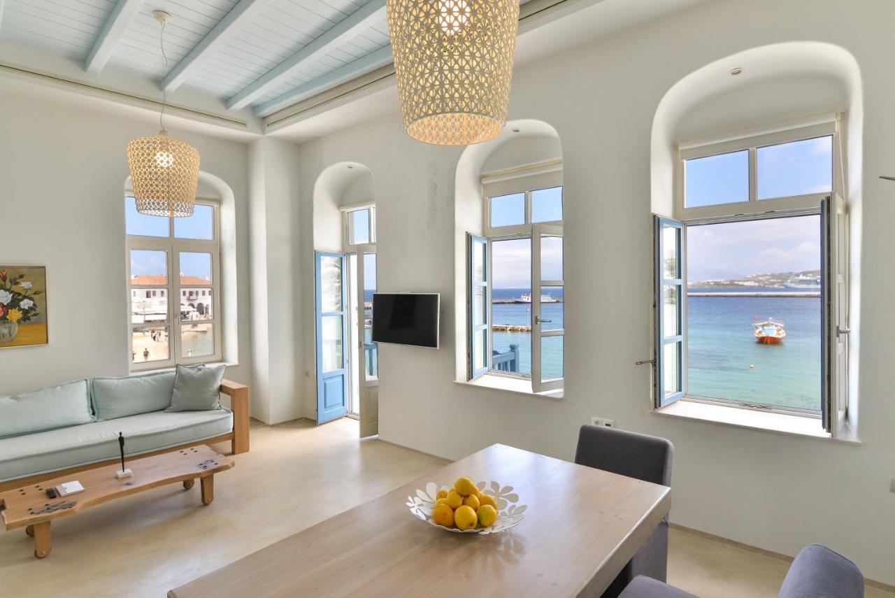 White Memories, Seafront Luxury Apartment Mykonos Mykonos Town Eksteriør bilde