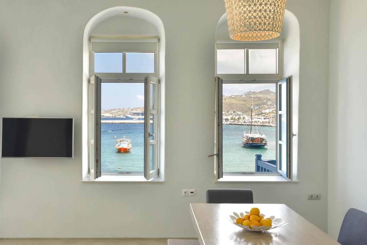 White Memories, Seafront Luxury Apartment Mykonos Mykonos Town Eksteriør bilde